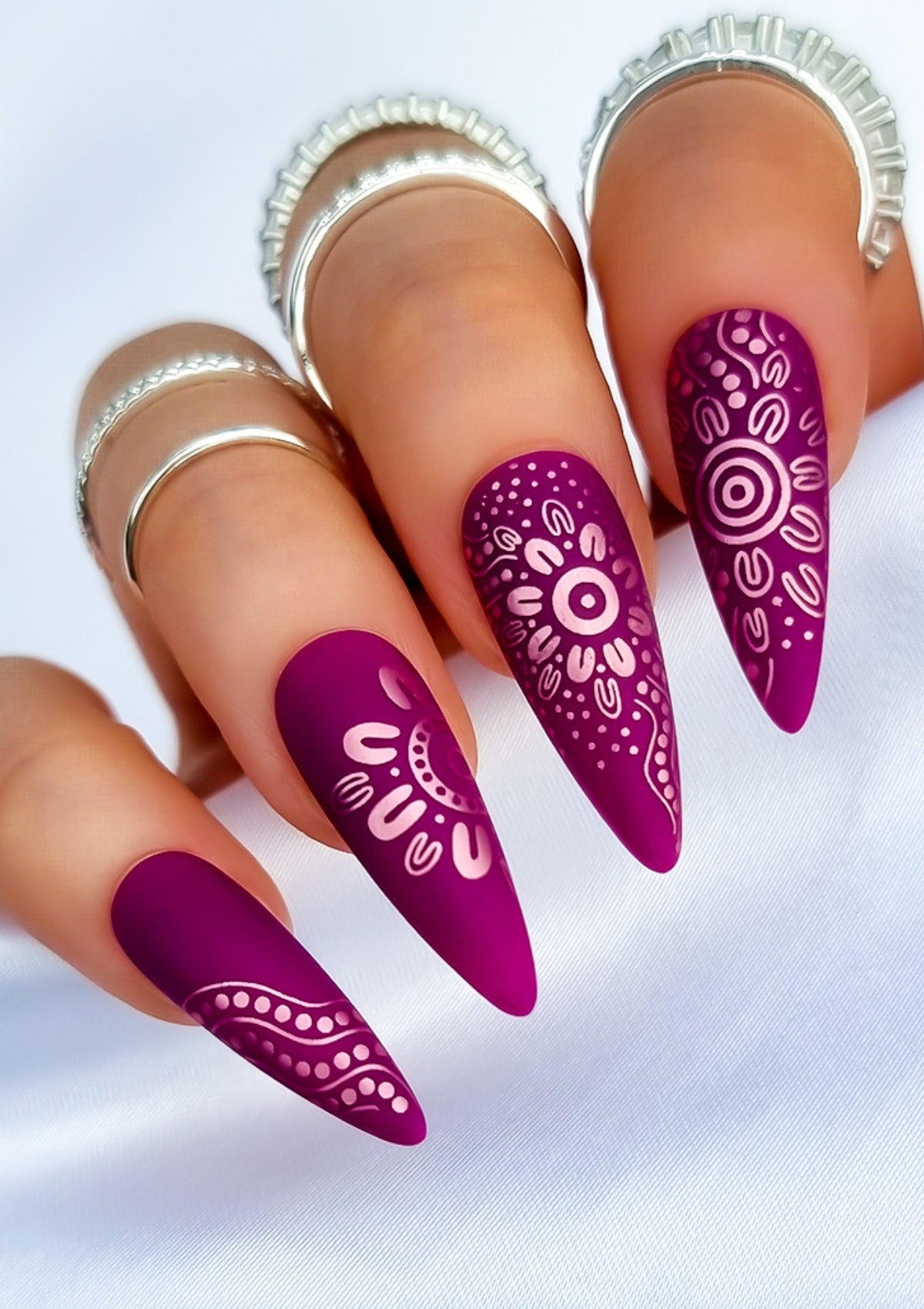 INDIGENOUS AUSTRALIAN NAIL FOILS - BELONGING - PINK