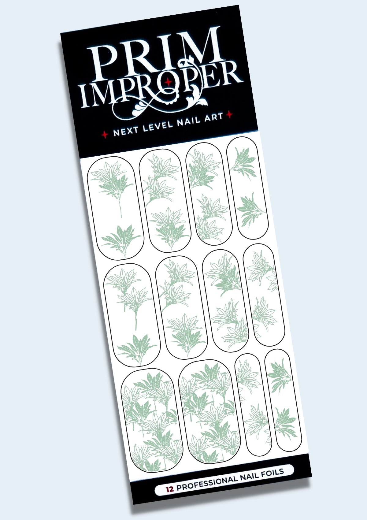 HAWAIIAN NAIL FOILS - KĪ - SAGE