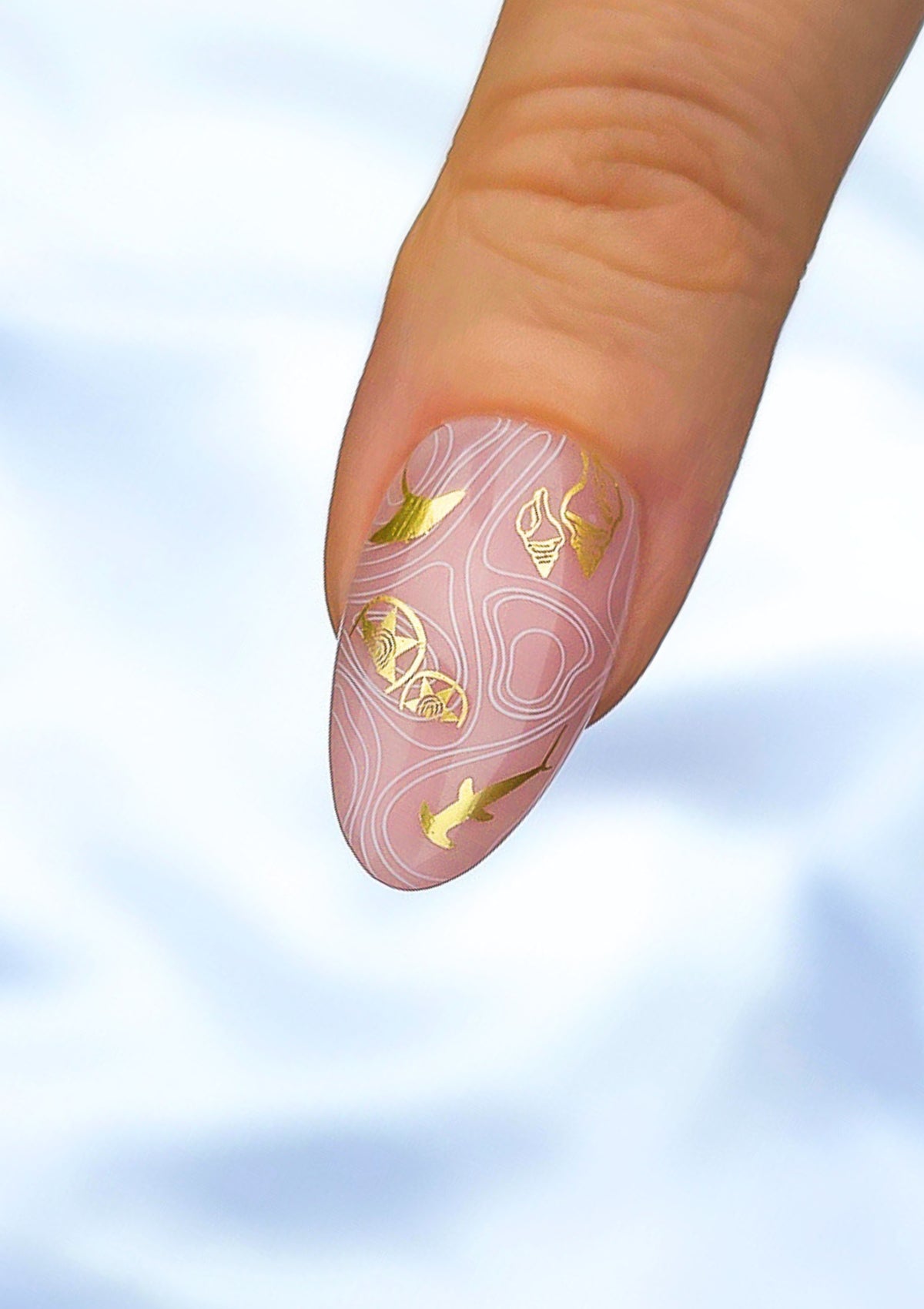 NAIL TRANSFER TATTOOS | TORRES STRAIT, SOLWATA | BASE DESIGN