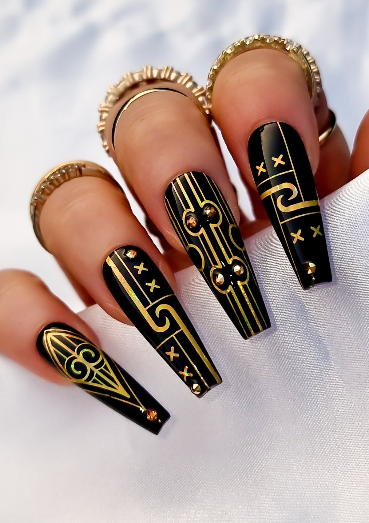 MĀORI NAIL FOILS | NGĀ WHETŪ O MATARIKI | HOLO GOLD