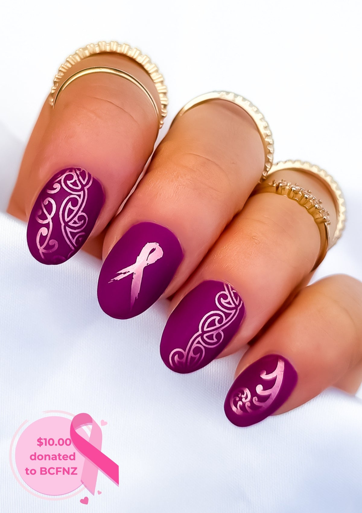 RĪPENE MĀWHERO NAIL FOILS - ROSE