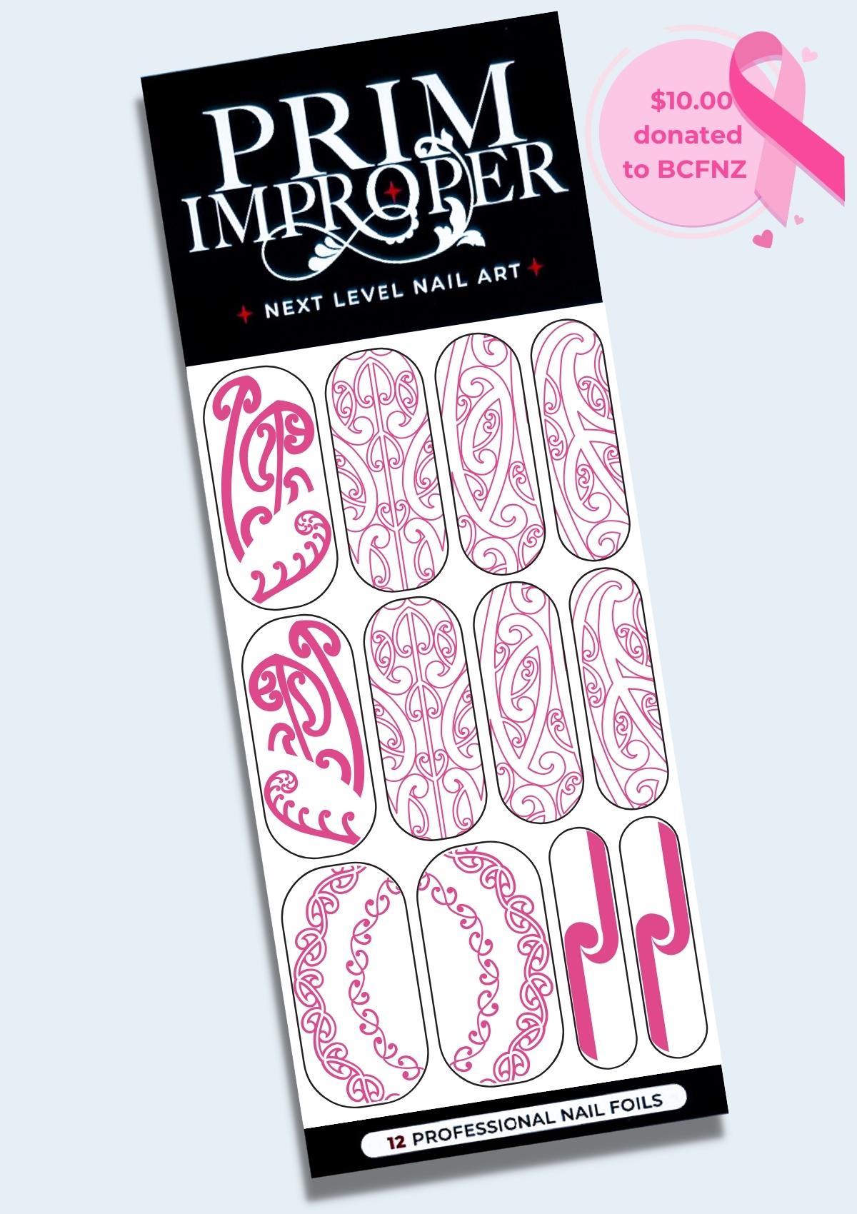 RĪPENE MĀWHERO NAIL FOILS - PINK