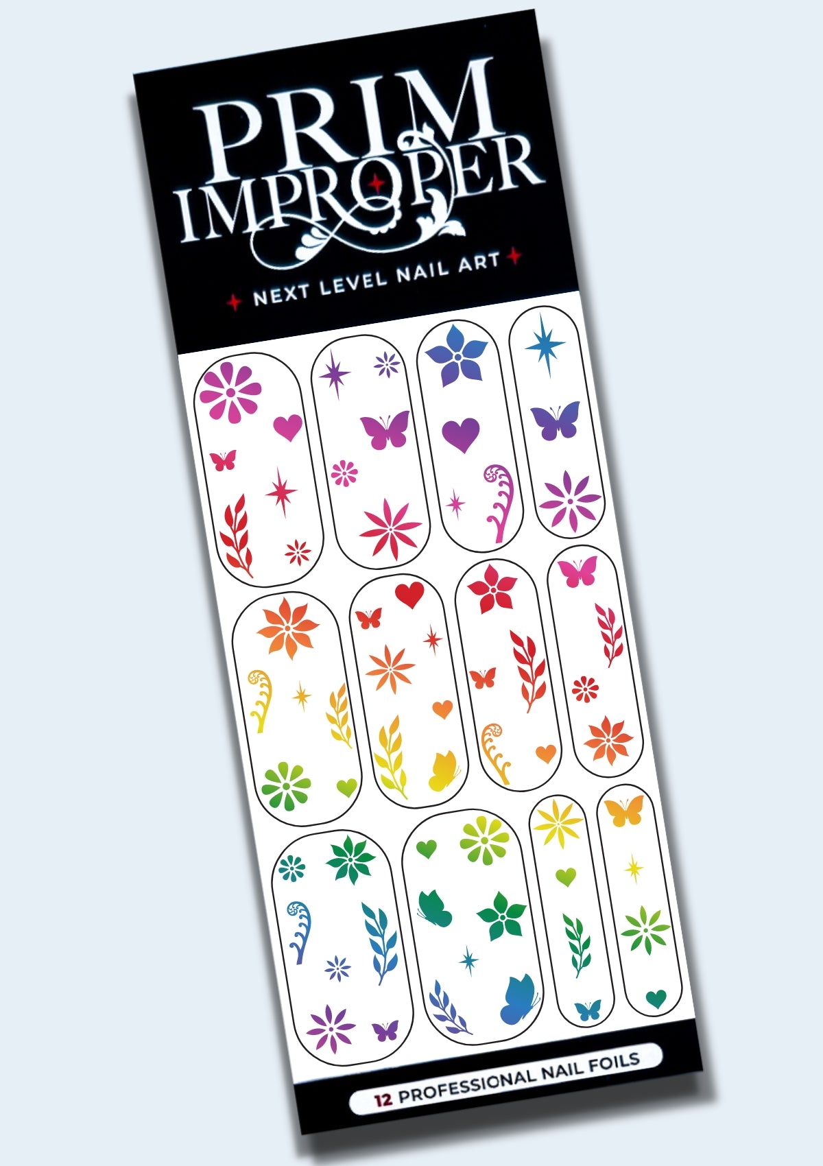 NAIL FOILS | SECRET GARDEN | RAINBOW