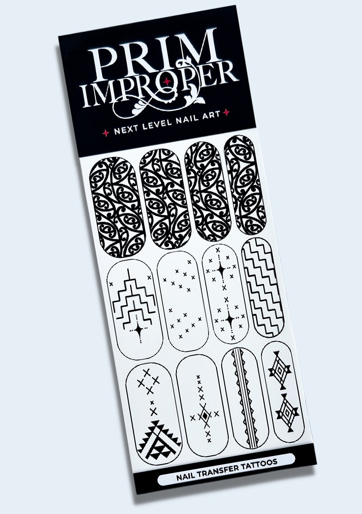 MĀORI NAIL TRANSFER TATTOOS - WĀHINE TOA