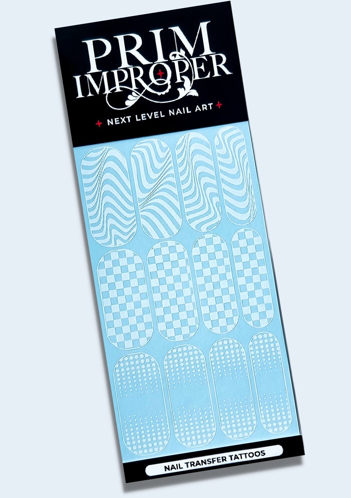 NAIL TRANSFER TATTOOS - TRIP & MIX - BLACK