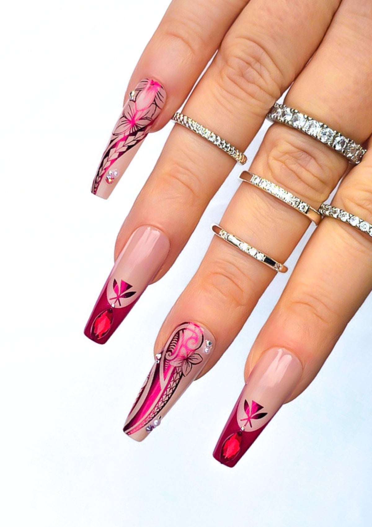 HAWAIIAN NAIL FOILS | PUALENA | SANGRIA