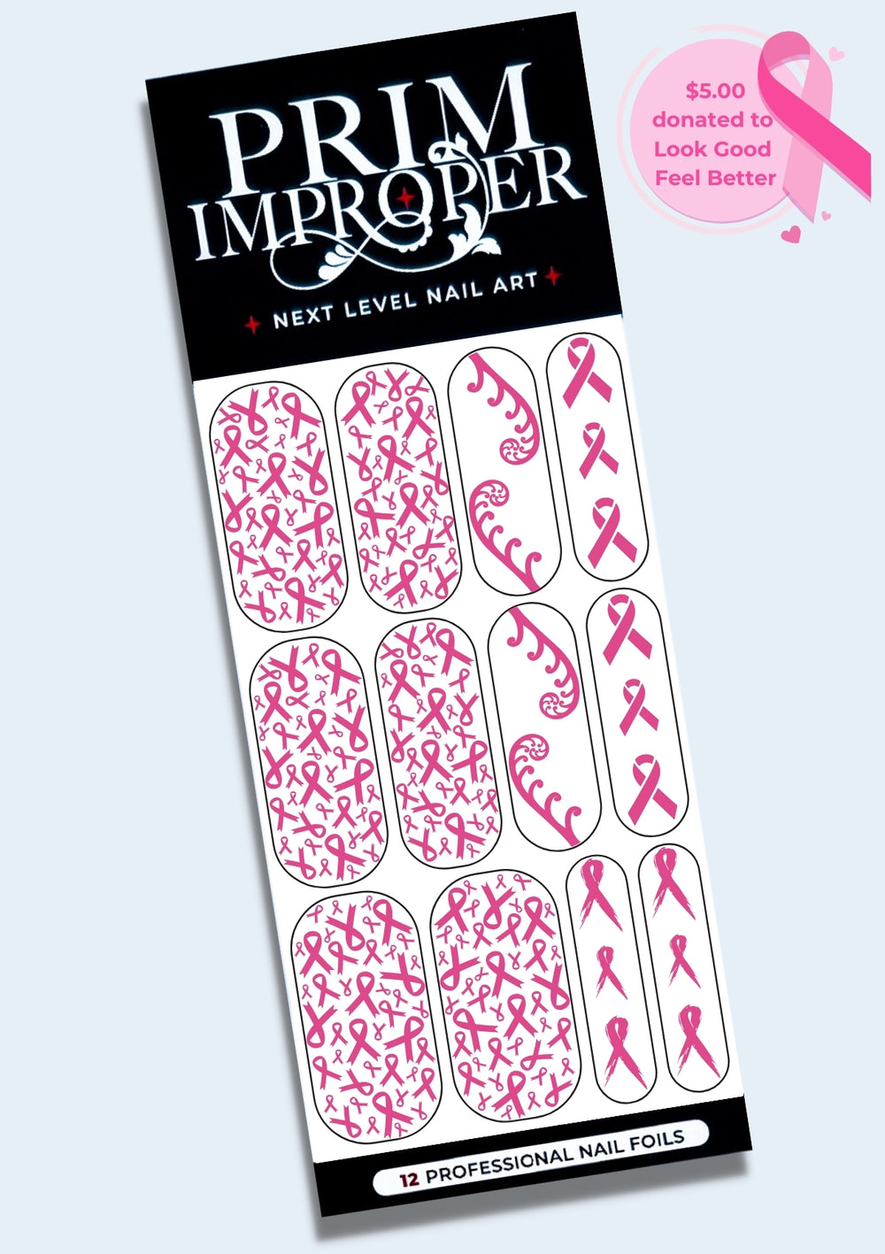 Pink Ribbon Nail Ribbon PINK RIBBON