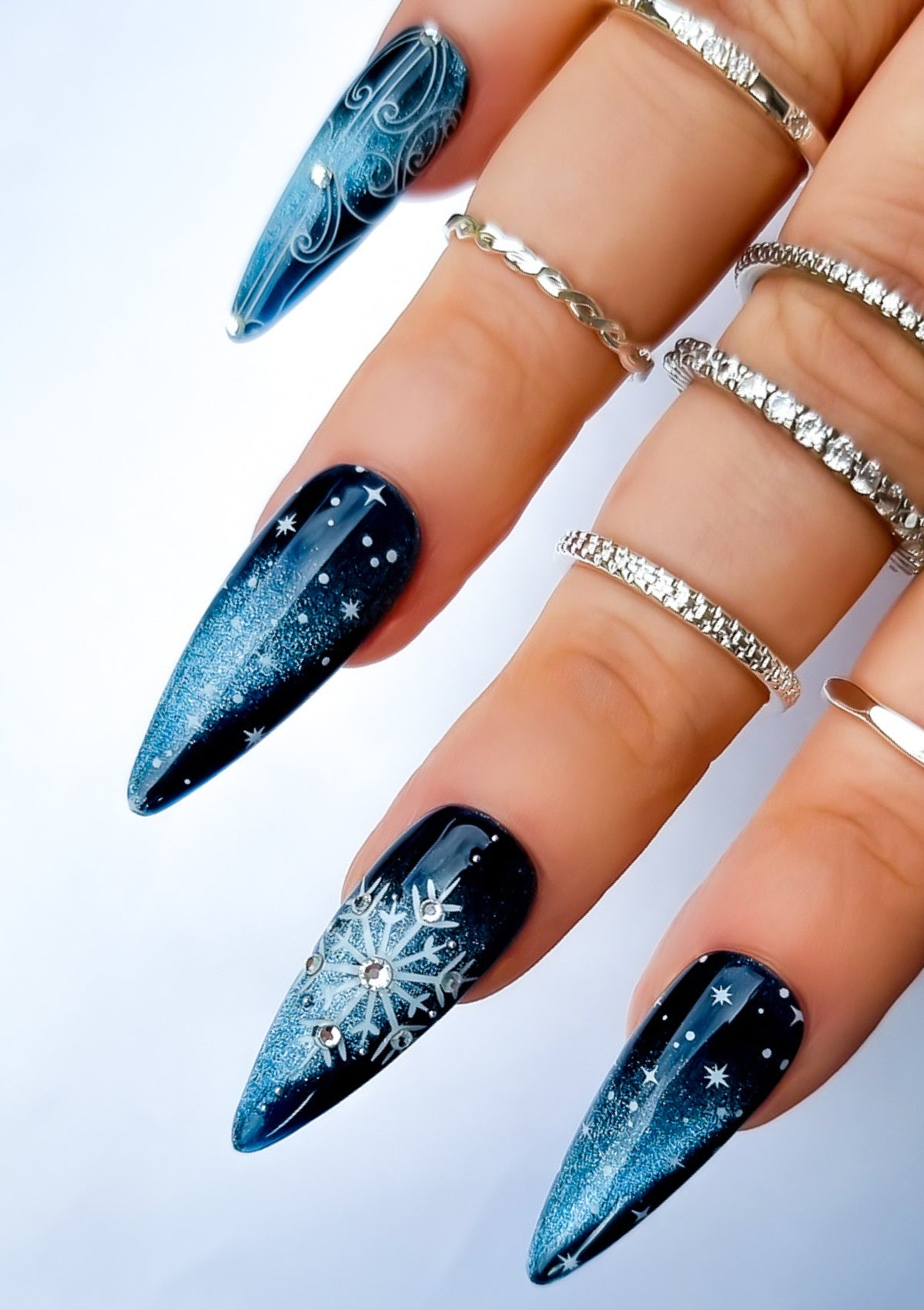 Christmas 2024 nail tattoos